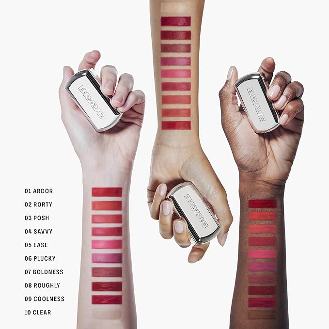 BRAYE Lipsleek Lip Balm, Monochromatic Cream Blush 2-in-1