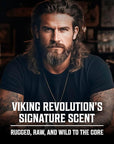 Viking Revolution Coffee and Whiskey Cologne for Men - Eau de Parfum - Earthy Perfume with Notes of Roasted Coffee, Aged Whiskey, Sandalwood, Cedar, Patchouli, Vanilla - Gifts for Men 3.5 Fl Oz