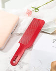 Boao 3 Pieces Barber Combs Flat Top Clipper Combs Hair Cutting for Flat Top and Clipper Cuts(Red)