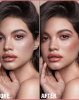 FOCALLURE Cream Blush Makeup,Buildable Blush Stick for Cheeks,Matte and Dewy Finish,Long Wearing,Easy Application,Lightweight Multi Stick,DARK ROSE