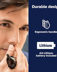 Philips Norelco Nose Trimmer 5000 for Nose, Ears, Eyebrows Trimming Kit, NT5600/62