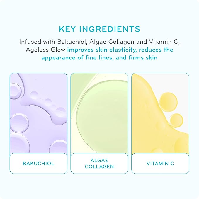 pūrlisse Ageless Glow Serum BB Cream SPF 40 - Glow BB Cream with SPF Enriched with Bakuchiol & Vitamin C to Help Improve Firmness & Reduce Wrinkles for Dewy Skin - Medium Warm (1.4 oz)