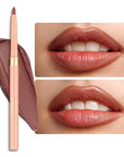 Oulac Brown Lip Liner Pencil, Waterproof Retractable Lipliner Crayon, Smooth, Long-lasting and waterproof Formula, Contour your lips, Vegan Beauty, 06 Body Talk