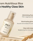 SKINFOOD Rice Serum, 48 Hours Fermented Rice Water Skincare Korean Serum for Face, Korean Rice Skincare for Natural Glow Glass Skin, Pore Minimizer, Rice Water Bright, 55ml/1.86fl.oz.