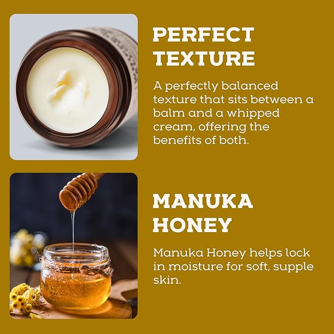 Beef Tallow for Skin - Tallow and Honey Balm For Face - Tallow Face Moisturizer - Beef Tallow Moisturizer - Tallow Balm - Grass Fed Beef Tallow For Skin - Tallow Face Cream Lotion