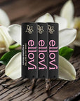 Ellovi Natural Lip Butter Lip Balm - Vanilla - Pure Enough to Eat - Made With Just 6 Vegan Ingredients - 100% Natural & Organic Moisturizing Lip Care for All Day Hydration (3-Pack)
