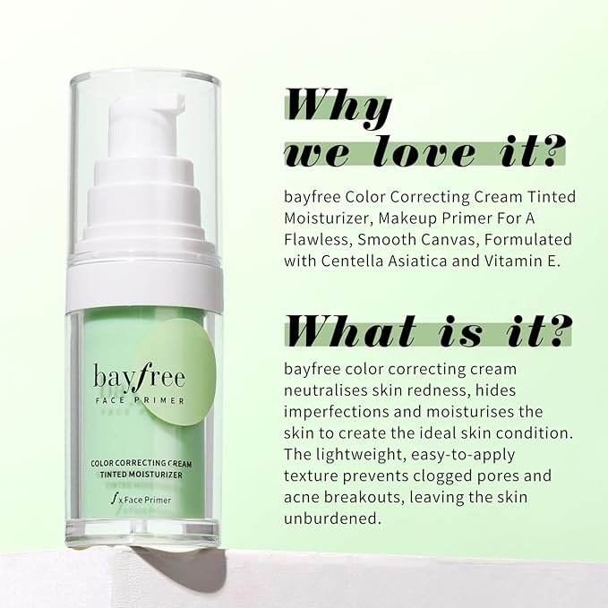 Color Correcting Cream Tinted Moisturizer, Makeup Primer for
