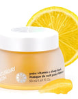 Saturday Skin Yuzu Vitamin C Sleep Mask Regenerist Retinol Ultra Rich Face Moisturizer Cream Smooth Skin and Reduce Wrinkles Ideal for All Skin Types