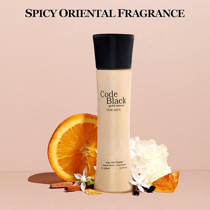 Men Cologne Set (3.4oz/100ml x 2PCS) Eau De Perfume Natural Spray Notes of Woody, Spicy, Citrus & Aromatic Long Lasting Fragrance for Daily Use (AvantI&BCIGold)