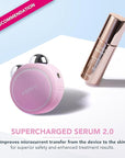 FOREO BEAR Mini Microcurrent Facial Device - Face Sculpting Tool - Firm & Contour - Reduce Double Chin - Non-Invasive - Increases Absorption of Facial Skin Care Products - Pearl Pink