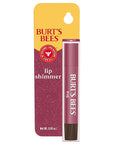 Burt's Bees Shimmer Lip Tint, Tinted Lip Balm Stick, Moisturizing for All Day Hydration with Natural Glowy Pigmented Finish & Buildable Color, Fig, 1 Tube, 0.09 oz.