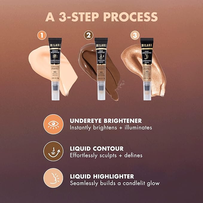 Milani Conceal + Perfect Liquid Contour for Added - Ginger