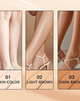 Leg Makeup, Tattoo Cover Up Makeup 24-Hour Long-Lasting Sweatproof Waterproof Body Makeup No Transfer. #03 (Bronze)