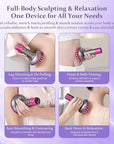 Lymphatic Drainage Massager，Help Reduce Stretch Mark, Cellulite, for Belly、 Neck、 Leg 、Hip Arm ，Improves Absorption of Skincare Body Oil Serum, Stretch Mark Creams and Stretch Mark Lotions