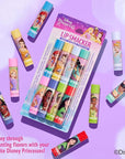 Lip Smacker Disney Princess Flavored Lip Balm Party Pack 8 Count, Clear, For Kids