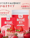 Strawberry Protein Shake, With Crunchy Protein Balls, Protein Smoothie Powder - 19g Protein, Low Sugar, Keto-Friendly Meal Replacement Shake, 1.59oz, 7packs, 7 Servings (7 Packs X 1.59 oz)