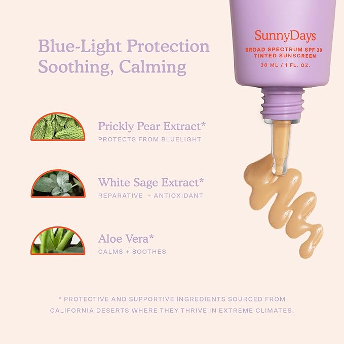 Tower 28 Beauty SunnyDays SPF 30 Tinted Mineral Sunscreen For Sensitive Skin - 2-in-1 Facial Broad Spectrum UVA/UVB Protection + Foundation - Shade 10 LARCHMONT - Light with Yellow Undertones, 1 Fl Oz