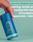 Oars + Alps Deodorant for Men & Women, Aluminum Free Deodorant for Men, Dermatologist Tested, Clean Ingredients, Vegan, Long Lasting, Odor Protection, Eucalyptus Spearmint, 2pk