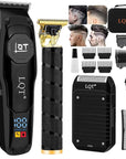 Professional Hair Clippers for Men,Professional Barber Clippers and Trimmer Set,Mens Cordless Clipper, Electric Hair Cut Machines,Cordless Mens Grooming Kit for Face, Hair, Gifts