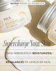 The Face Shop Rice Ceramide Moisturizing Cream - Rice Extract + Rice Bran Oil - Hydrating Targets Dryness, Brightening - Dermatologically Tested - Lightweight Moisturizer Face Cream - Korean Skin Care