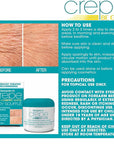 Dermactin Crepe Be Gone Body Souffle - Classic 3 ounce - Ultra Hydrating Crepe Skin Firming Cream for Neck,Chest, Arms & Legs