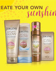 Jergens Natural Glow Instant Self Tanner Mousse, Sunless Tanning Light Bronze Tan, for a Natural-looking Tan, 6 Oz, Pack of 2