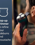 Philips Norelco Shaver 2600 Series, Wet and Dry Electric Shaver, Pop-up Trimmer, P-Cap, Travel Pouch, Dark Forest Green, Model X3052/91