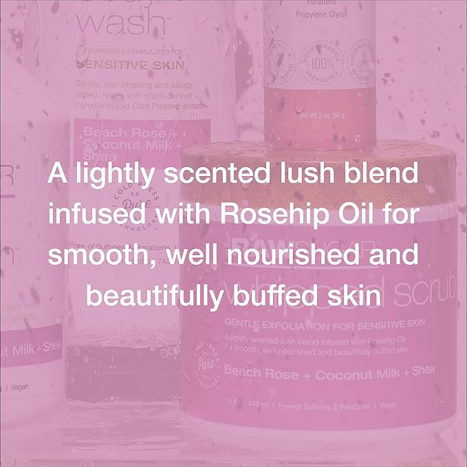 Raw Sugar Beach Rose + Coconut