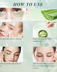 Under Eye Patches for Puffy Eyes and Dark Circles – 60 PCS Aloe Vera Under Eye Mask with Pure Natural Extracts to Combat Puffiness, Fine Lines, Wrinkles, and Bags