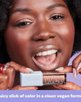 Kosas Wet Lip Oil Gloss - Hydrating Lip Plumping Treatment with Hyaluronic Acid & Peptides, Non-Sticky Finish (Unzipped)