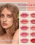 10 Colors Lip Tint Stain Mini Liquid Lipstick
