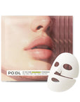 PO:DL All-In-One Hyaluronic Hydrogel Mask(4ea) | Collagen Face Mask for Glass Glow Skin | Deep Hydration & Radiance Boosting | Improves Skin Elasticity & Firmness | Korean Face Mask Skincare