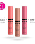 NYX PROFESSIONAL MAKEUP Butter Gloss, Non-Sticky Lip Gloss - Pack Of 3 (Angel Food Cake, Creme Brulee, Madeleine)