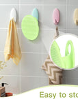 INNERNEED Food-Grade Soft Silicone Body Cleansing Brush Shower Scrubber, Gentle Exfoliating and Massage for All Kinds of Skin (Green)