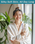 Spa Gift Baskets For Women - Luxury Bath Set With Jasmine & Lavender - Spa Kit Includes Body Wash, Bubble Bath, Lotion, Bath Salts, Body Scrub, Body Spray, Shower Puff, and Towel