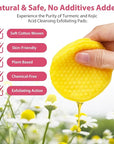 2 pack turmeric cleansing pads,