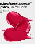 Revlon Super Lustrous Lipstick, Creamy Formula For Soft, Fuller-Looking Lips, Moisturized Feel, 028 Cherry Blossom, 0.15 oz