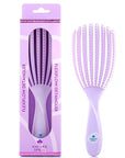 Nature Spell FlexiFlow Detangling Hair Brush, Flexible Strands for Gentle Brushing, Eliminates Knots & Reduces Breakage, Suitable for All Hair Types, Purple