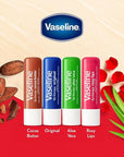 Vaseline Lip Therapy Variety 4-Pack, Moisturizing Lip Balm with Vitamin E, 0.16 Oz Ea