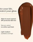 Live Tinted Hueguard Skin Tint SPF 50 - Tinted Mineral Sunscreen with Light-Medium Buildable Coverage With a Hydrating and Radiant Finish - Water and Sweat Resistant, 1.35 fl oz - Shade 02