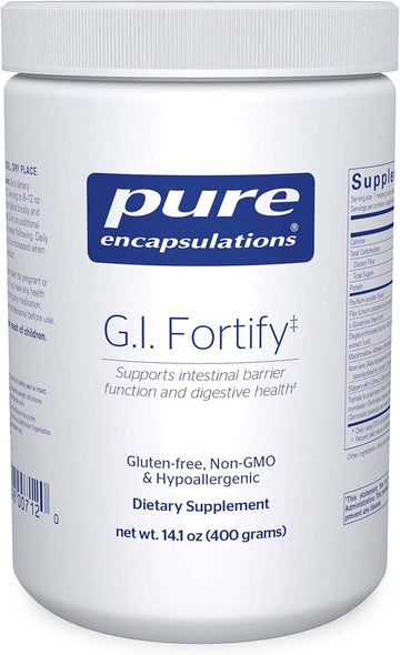 Pure Encapsulations G.I. Fortify - Supports Function, Microflora Balance, Cellular Health & Detoxification of G.I. Tract - with Slippery Elm Bark - 14.1 Oz
