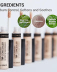 THE SAEM Cover Perfection Tip Concealer, Liquid Multi-Use Middle Beige) 0.2 fl.oz