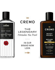 Cremo Body Wash Men, An Elevated Blend with Notes of Kentucky Bourbon, Smoked Vetiver and American Oak, 16 Fl Oz