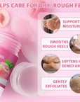 Urea Cream Stick 60% plus Salicylic Acid 2%, Maximum Strength Urea Foot Cream for Dry Cracked Feet, Knees, Elbows, Hands, Exfoliating Dead Skin, Softening Skin (1 PC Peach Scent, 40G)