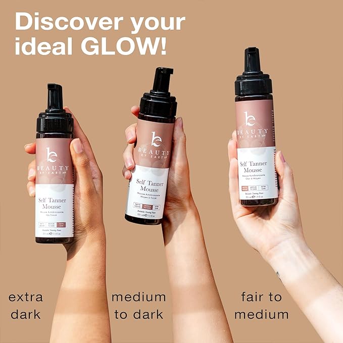 Self Tanner Tanning Mousse - Ultra Dark Self Tanner Mousse USA Made with Natural & Organic Ingredients, Self Tanning Foam for Fake Tan or Self Tan Foam, Self Tanners Best Sellers