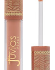 Juvia's Place Coffee Shop Lip Gloss - Dulce Latte - Hydrating Butter Lip Gloss for Women, Long-Lasting Shine, Moisturizing Glass-like Finish, Plumping Non-sticky Lip Gloss, Suitable for every vibe