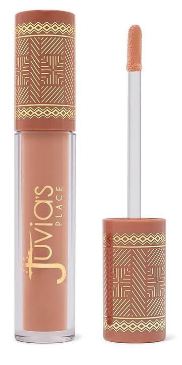 Juvia's Place Coffee Shop Lip Gloss - Dulce Latte - Hydrating Butter Lip Gloss for Women, Long-Lasting Shine, Moisturizing Glass-like Finish, Plumping Non-sticky Lip Gloss, Suitable for every vibe