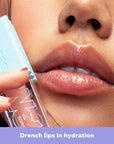 Kosas Wet Lip Oil Gloss - Hydrating Lip Plumping Treatment with Hyaluronic Acid & Peptides, Non-Sticky Finish (Jellyfish)