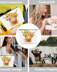Western cosmetic bag highland cow