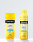 Neutrogena Beach Defense Sunscreen Spray SPF 50, Hawaii Reef Act 104 Compliant, Octinoxate & Oxybenzone Free, Broad Spectrum, Fast Absorbing & Lightweight, Face and Body Sunscreen, 6.5 Oz